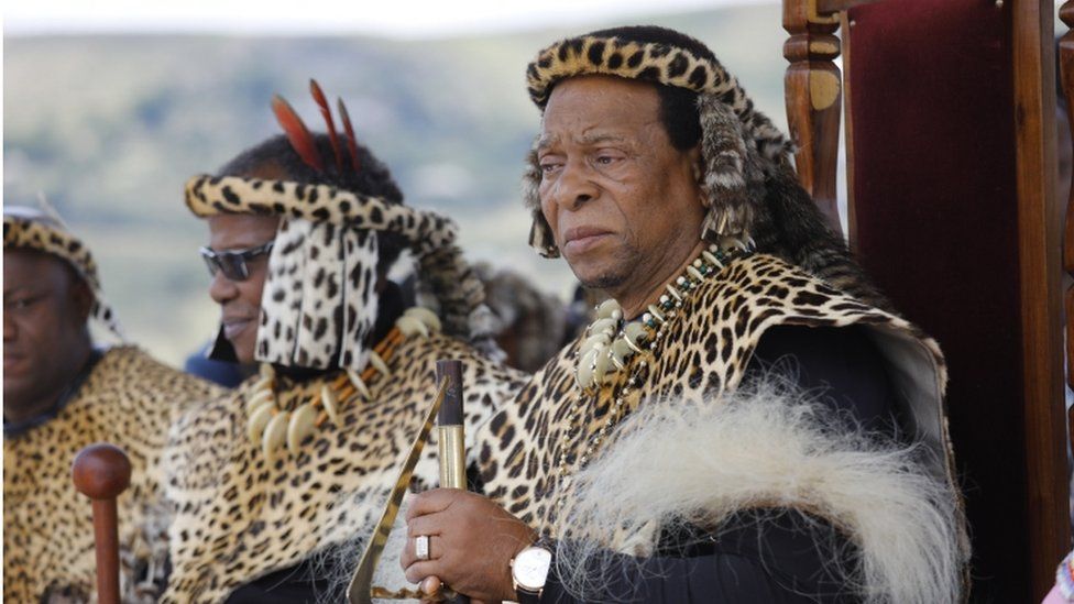 South Africa's Zulu King Goodwill Zwelithini dies aged 72