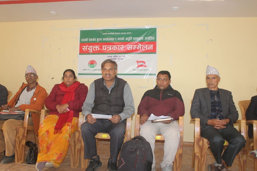 लुम्बिनी प्रदेशमा किसानहरू आन्दोलित