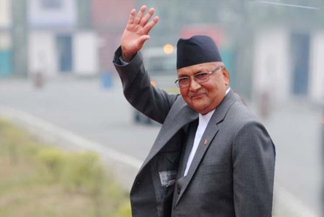 PM Oli takes part in Peace Rally