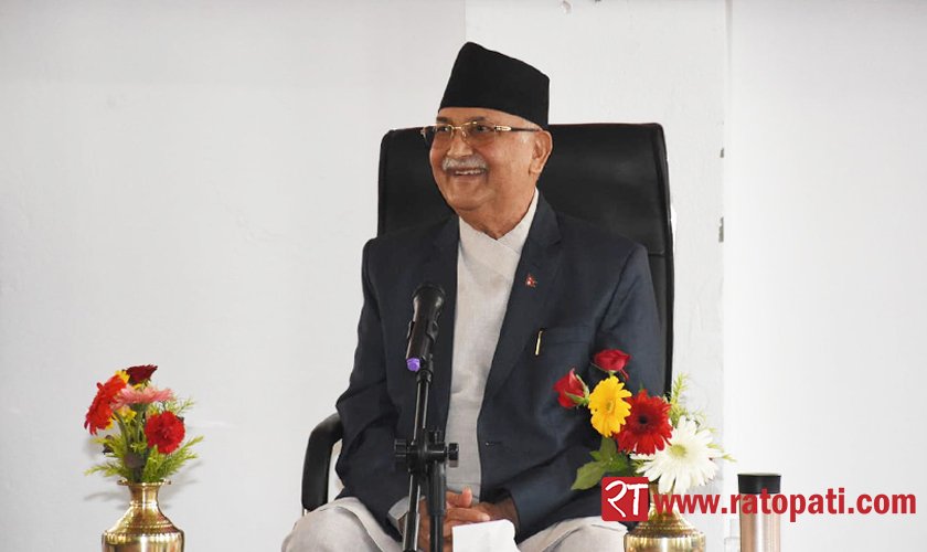 How strong is UML Chair Oli in his constituency?