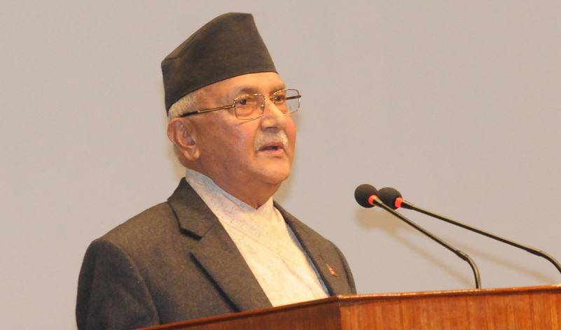 FSFN to vote in favour of PM Oli