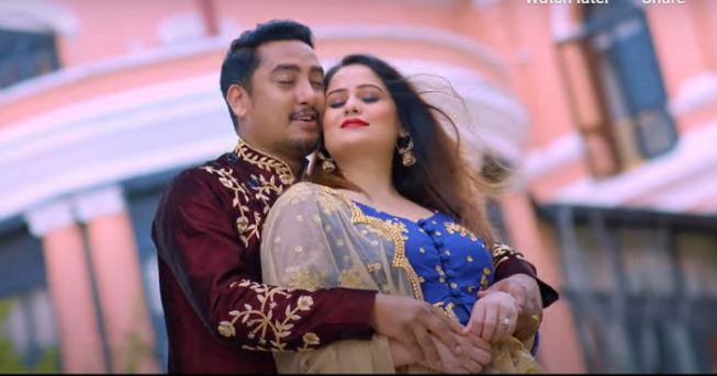 ‘लाजको घुम्टी’मा रियल जोडी अमृत र संगीता