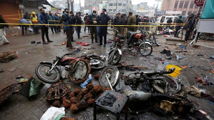 At least two dead, 22 injured by bomb in Pakistan's Lahore: officials