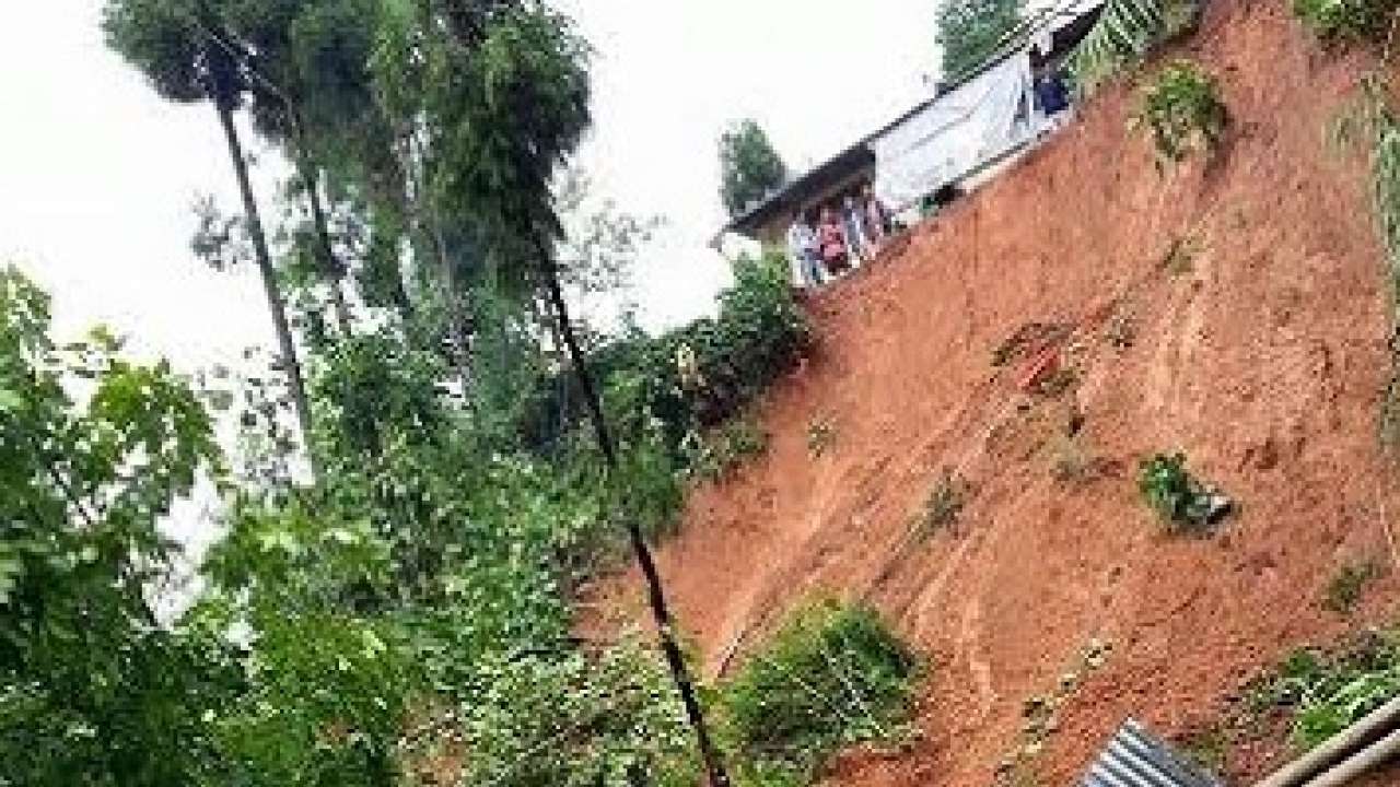 Landslides damage track under Darchula-Tinkar roadway