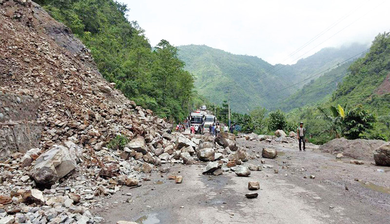 Contractors of Narayangadh-Muglin road project fined Rs 7.5million