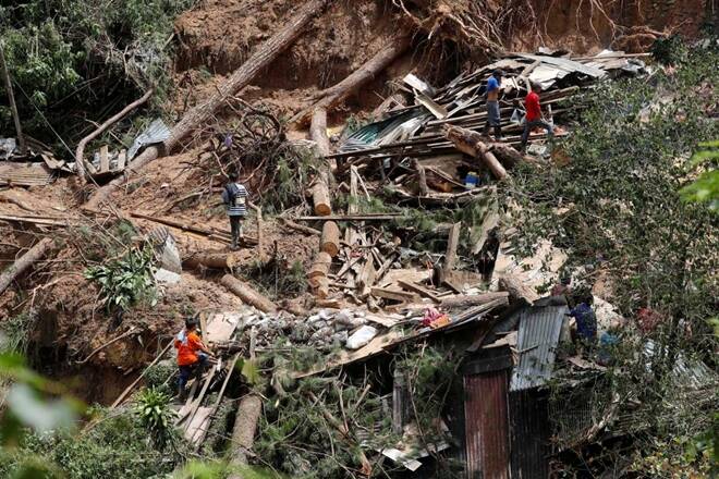 Landslide victims identified