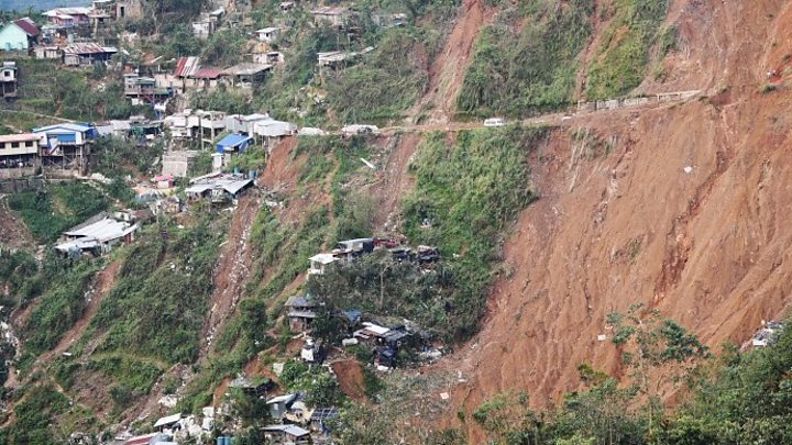 One buried in landslide