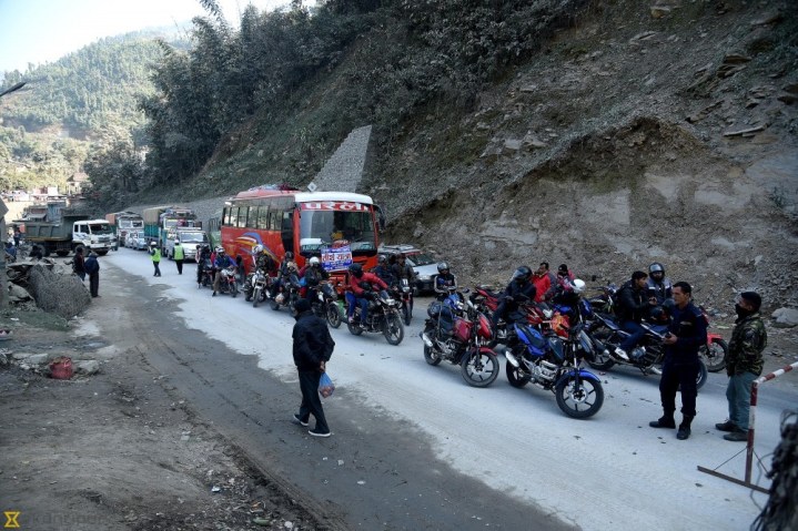 Obstructed Aanbukhaireni-Muglin road resumes partially