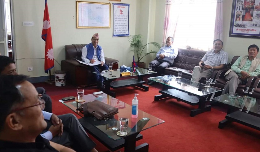 लुम्बिनी प्रदेशमा गठबन्धन कार्यदल बैठक जारी
