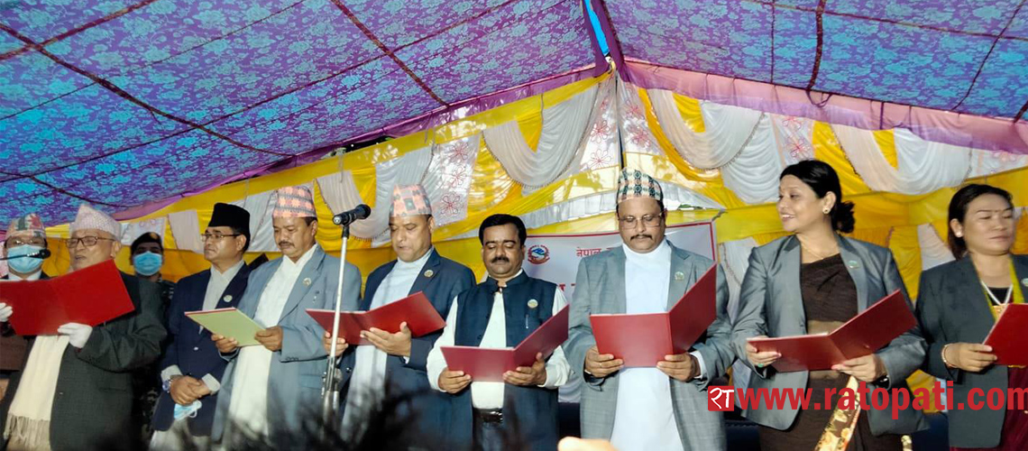 Lumbini CM forms seven-member Cabinet