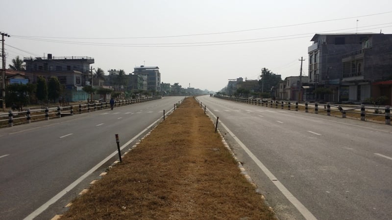वैशाखभित्र पूरा हुँदै भैरहवा–लुम्बिनी–तौलिहवा सडक