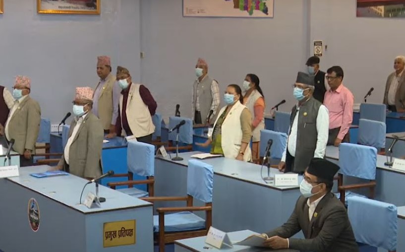 UML obstructs Lumbini Province Assembly meeting