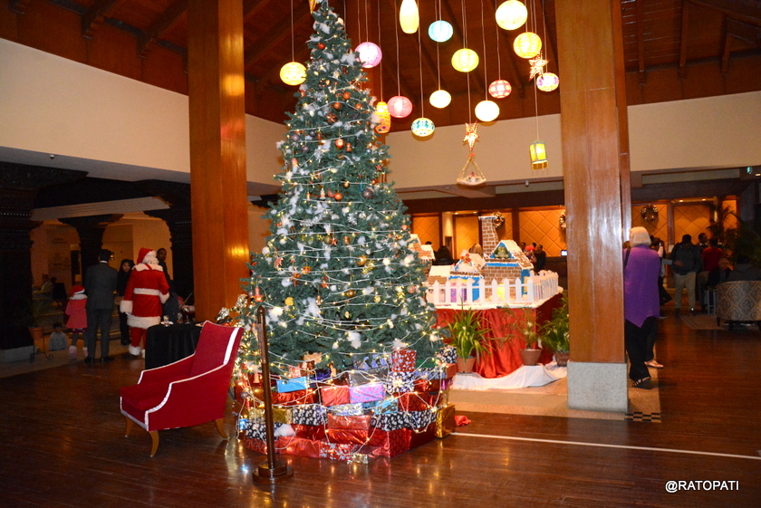 होटल हायात रिजेन्सीले सजायो ‘क्रिसमस ट्री’