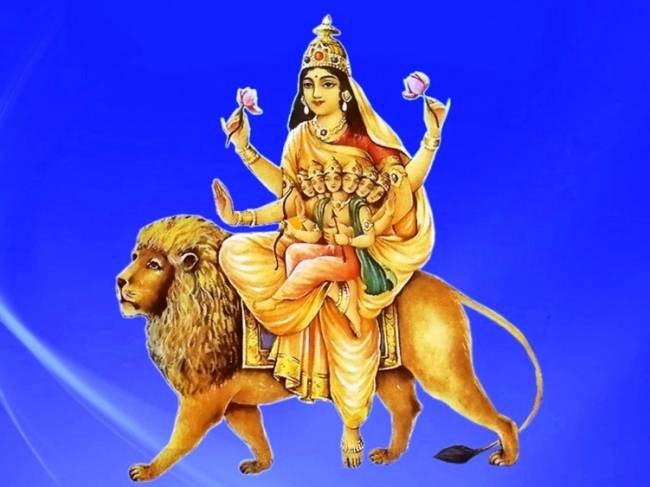 नवरात्रको पाँचौ दिन : देवी स्कंदमाताको पूजा तथा आराधना गरिँदै