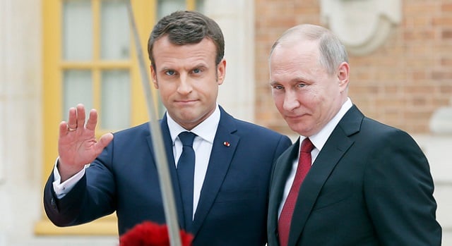 Macron and Putin: 'frenemies' reunited