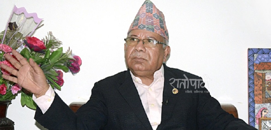 अध्यक्ष नेपालले पार्टी केन्द्रीय कार्यालय उद्घाटन गर्दै
