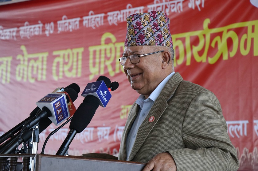 विरोधीहरूको मानसिक सन्तुलन गुमेको छ : माधव नेपाल
