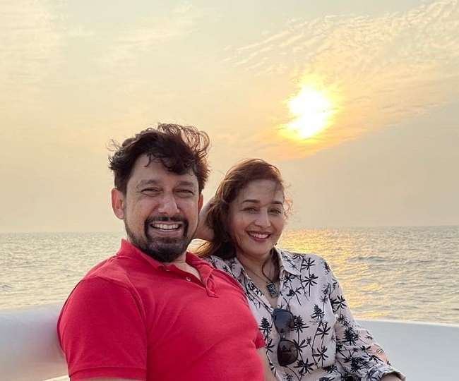 डाक्टर श्रीमानसँग डुुङ्गा सयरपछि माधुरीले लेखिन्, ‘नयाँ वर्ष राम्रो हुनेछ’