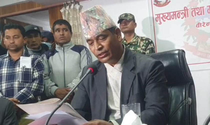 Karnali CM Shahi resigns