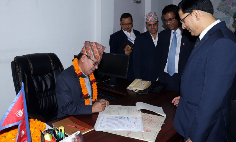 Communications Secretary Gurung assumes office