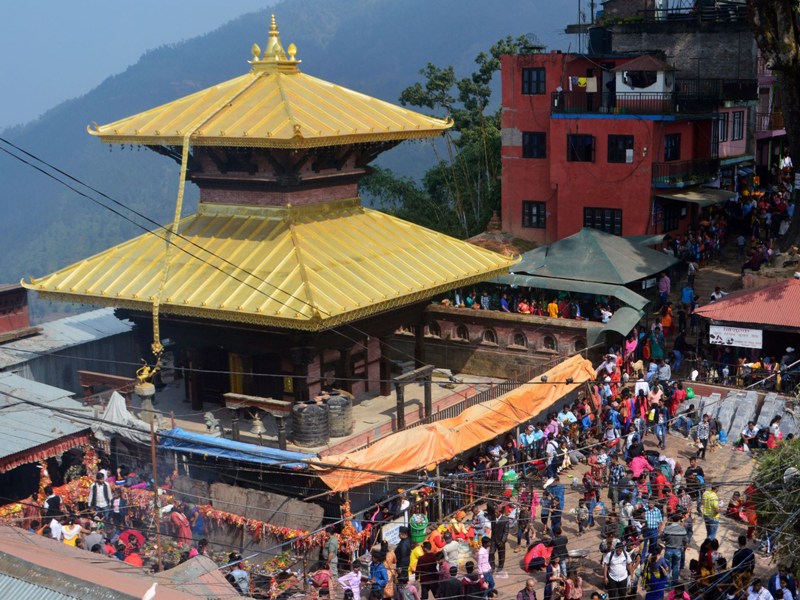 Number of Indian tourists visiting Manakamana temple increasing