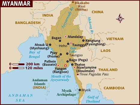 5 killed, 1,400 houses destroyed by cyclone in Myanmar