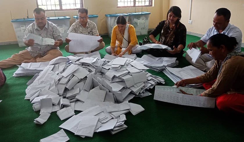 Vote count begins in Hetauda sub-metropolis