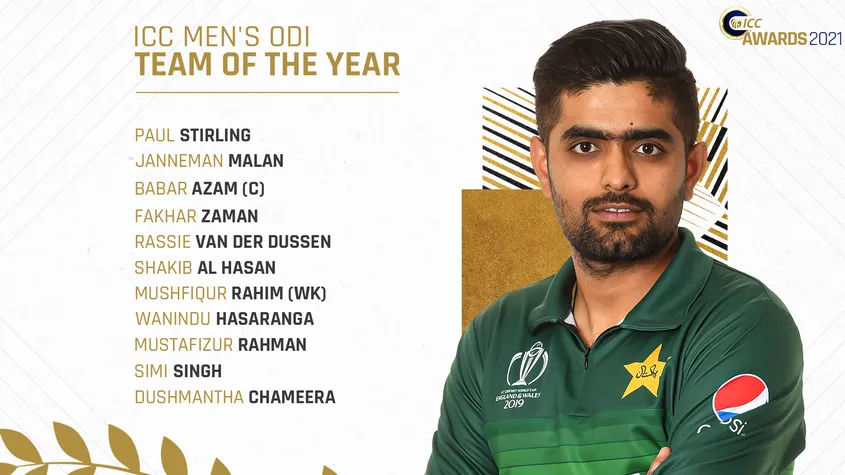 ICC Men's ODI Team of the Year revealed