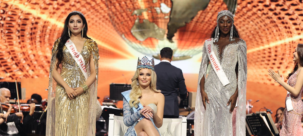 Karolina Biewleska from Poland crowned the 70th Miss World