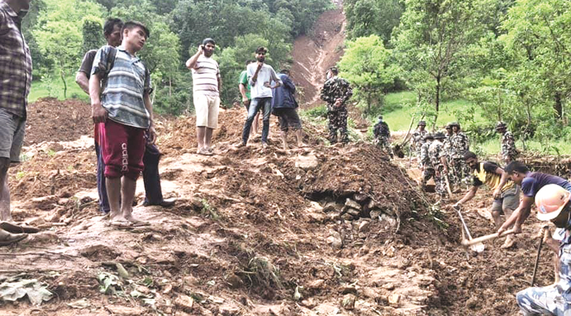 Lidi landslide: Search for missing continues