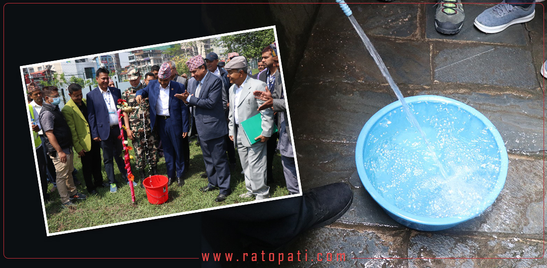 PHOTOS: Kathmanduites gets to drink Melamchi’s water once again