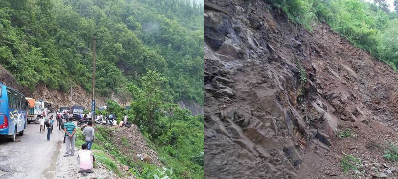 Narayangadh-Muglin road disruption recurring