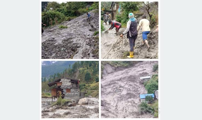 मुगुमा पहिरोमा परी आठ जनाको मृत्यु, तीन जना बेपत्ता