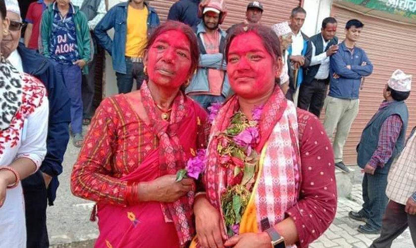 अर्घाखाँचीमा एमालेबाट आमा छोरी विजयी