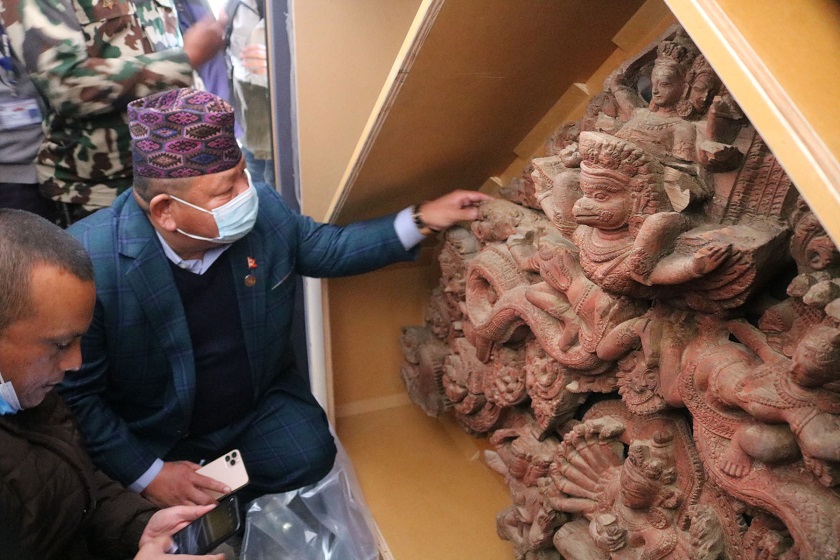 अमेरिकाको म्युजियममा भेटिएका पुरातात्विक महत्वका सम्पदाहरू नेपाल फिर्ता