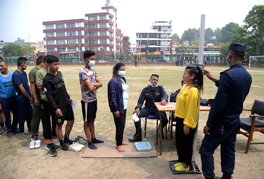 ललितपुरमा म्यादी प्रहरीमा दोब्बर आवेदन