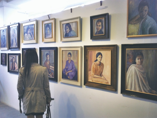 Typical sculpture show on at Nepal Art Council