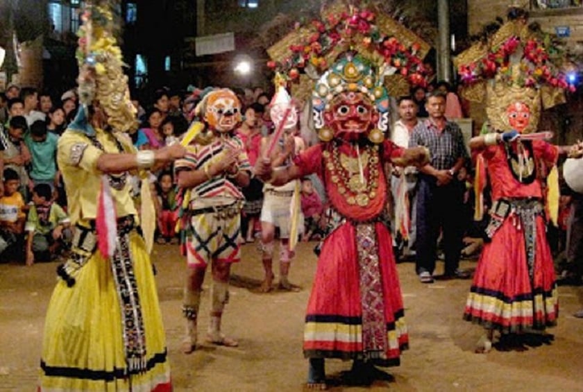 एघार वर्षपछि नवदुर्गा नाच प्रदर्शन शुरु