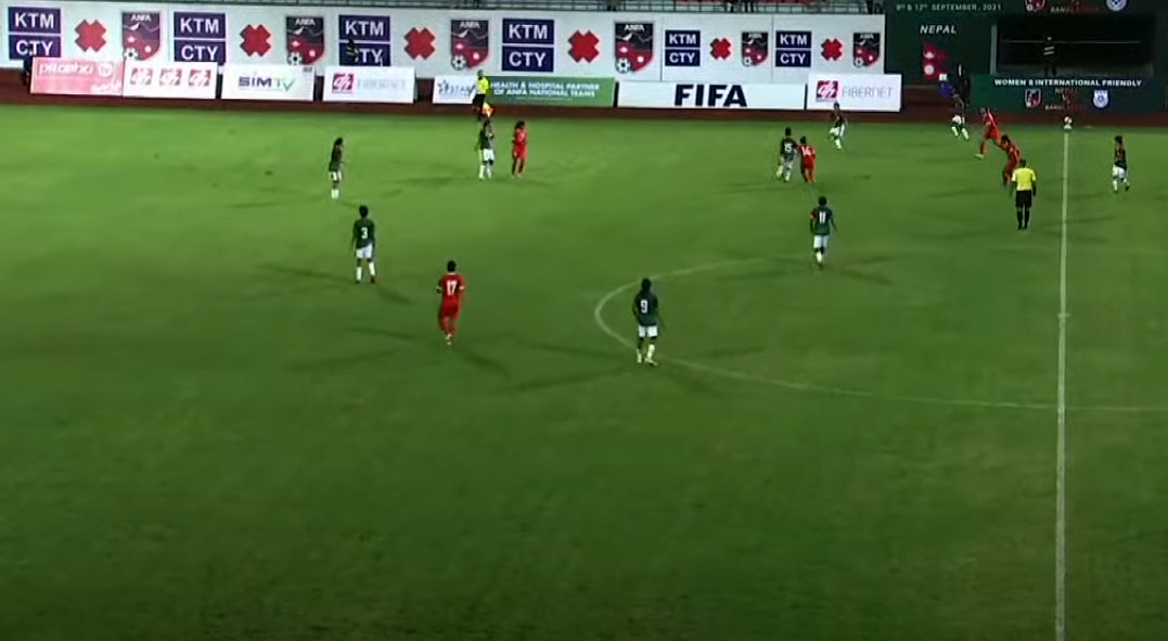 बंगलादेशविरुद्ध नेपाल २–१ ले विजयी