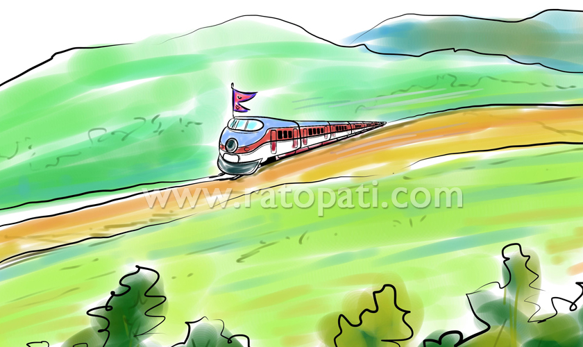 केरुङ–काठमाडौँ रेलमार्गको डीपीआर तयार गर्न चिनियाँ पक्षद्वारा नेपाललाई ताकेता