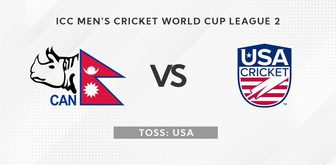 US bowling first after winning toss, Nepal’s Gulsan Jha making ODI debut