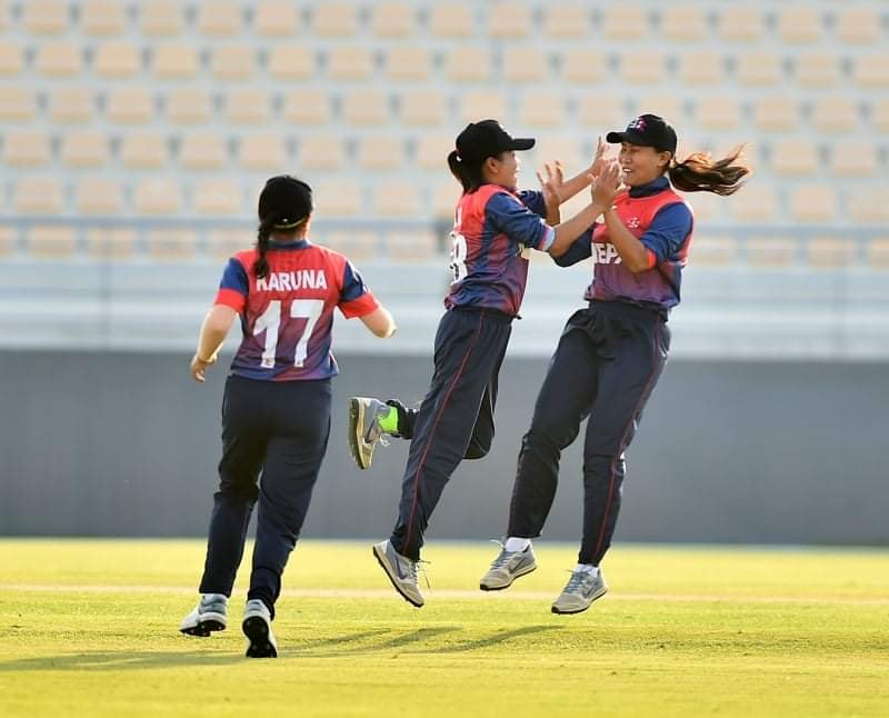 ऐतिहासिक क्रिकेट शृङ्खलामा नेपाली महिला क्रिकेट टोलीको शानदार जीत
