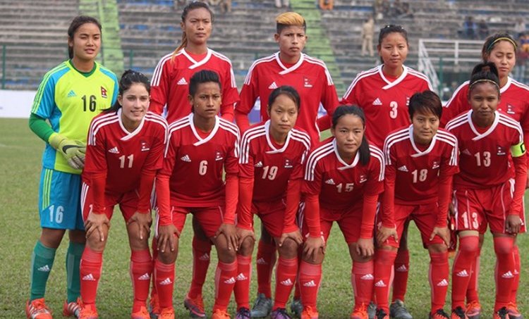 Nepal in Group 'A' of SAFF Women Championship