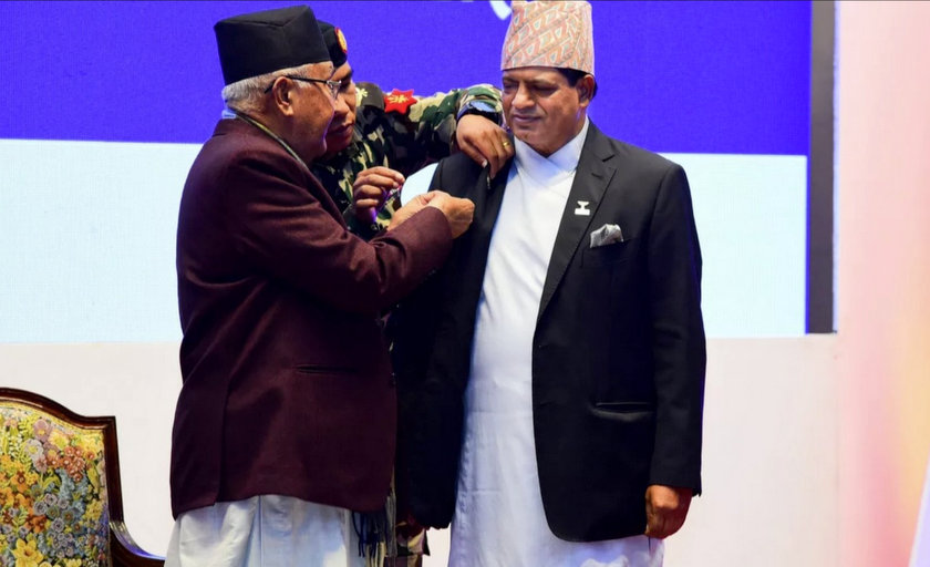 एनआईसी एशिया बैंकका सञ्चालक रामचन्द्र संघइलाई नेपाल सरकारको सीआईपी सम्मान