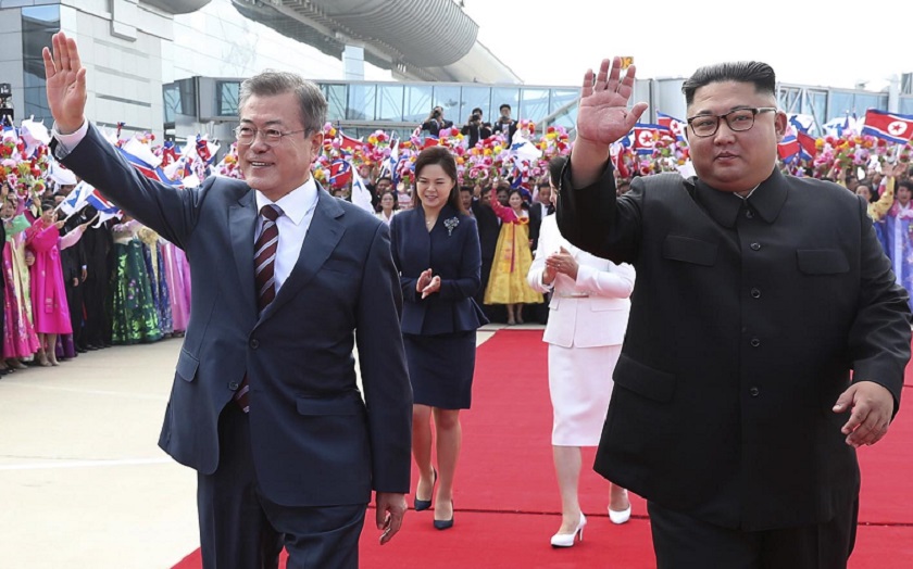 राष्ट्रपति मुन उत्तर कोरिया भ्रमणमा, प्योङयाङमा भव्य स्वागत