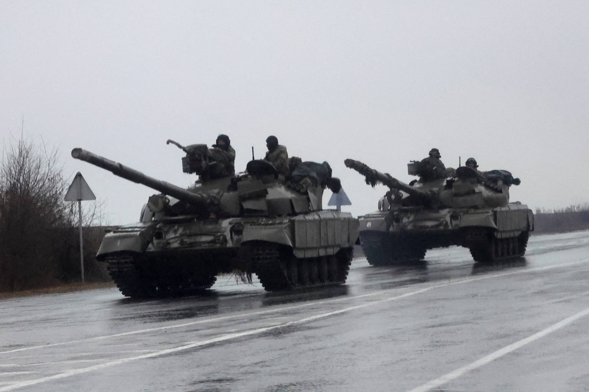 Russian forces invade Ukraine