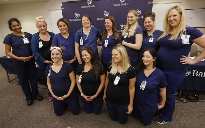 अचम्मः यो अस्पतालका १६ नर्स एकैपटक गर्भवती