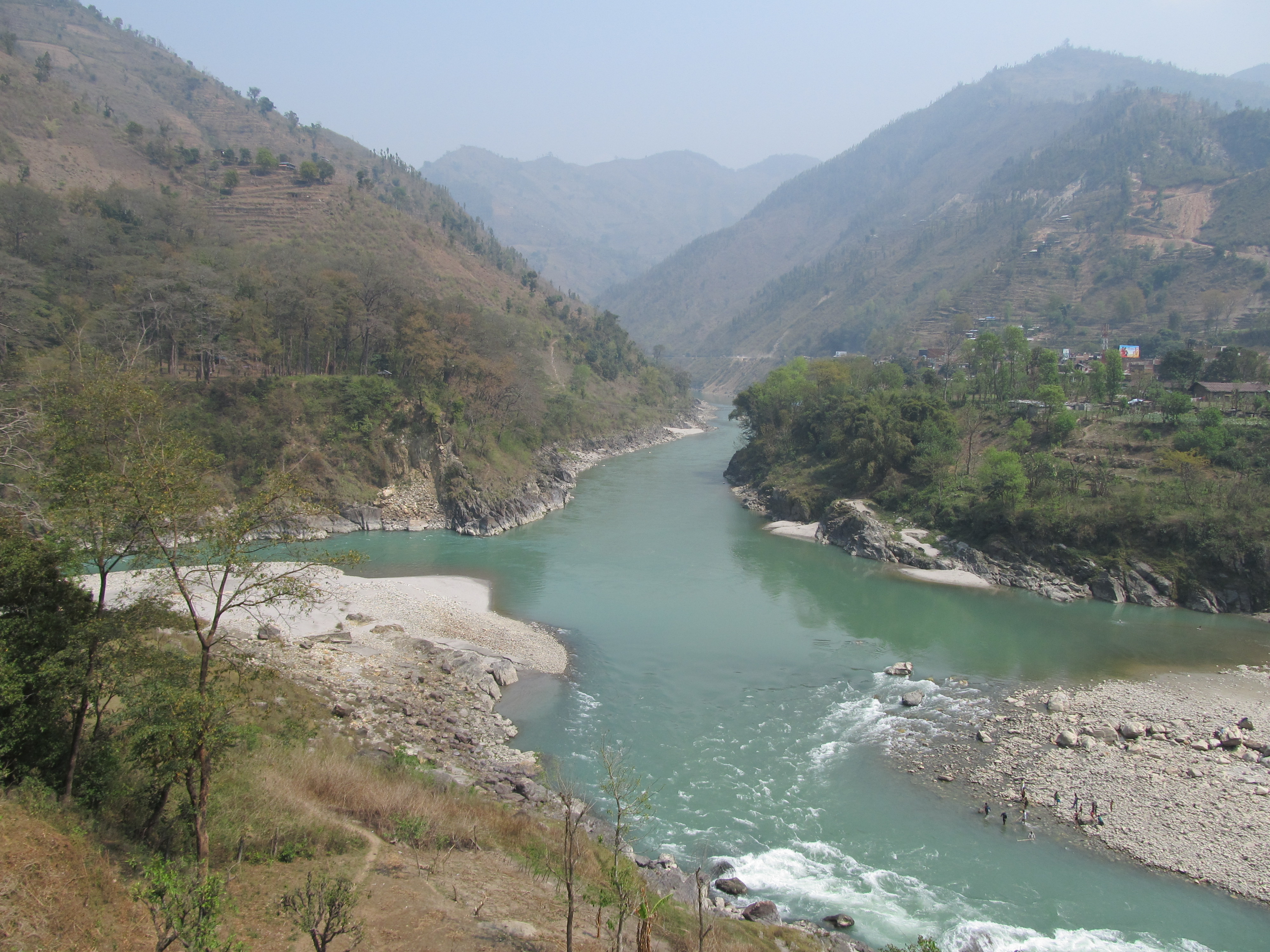 Limitations on excavation in Indrawati River