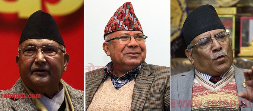 ओली चुनावमा, प्रचण्ड–नेपाल सडकमा