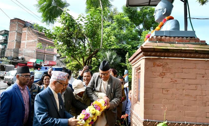 भीमदत्तलाई काँग्रेसले कहिल्यै शहीद मानेन : ओली